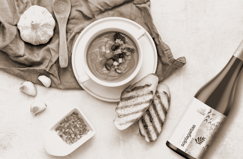 Soplagaitas y salmorejo cordobés, un maridaje puramente andaluz exquisito