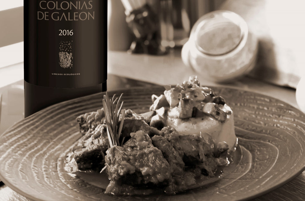 Colonias de Galeón y osobuco de ternera