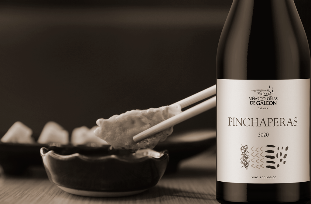 Pinchaperas 2020 y gyozas de ternera: una fusión de Cazalla de la Sierra y Japón, de la sencillez y lo exótico.
